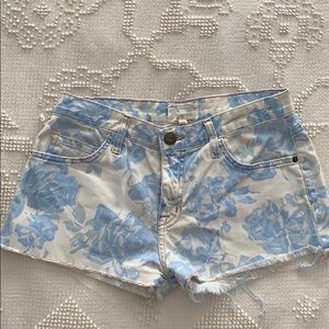 Floral Jean Shorts